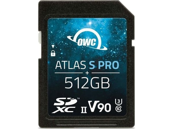 OWC Atlas S Pro SDXC 512 GB UHS-II/U3 V90-kort (OWCSDV90P0512)