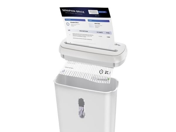 WHITE SHREDDER MT223 silppuri asiakirjoille ja luottokorteille