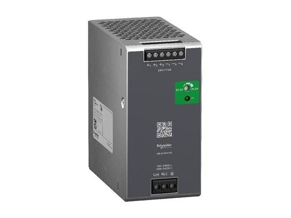 Strømforsyning Switch Mode 24V DC 10A 1F, optimoitu, ABLS1A24100
