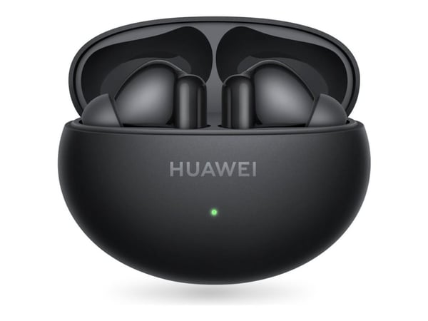 Huawei FreeBuds 6i - True wireless-hodetelefoner med mikrofon - i øret - Bluetooth - aktiv støydemping - hvit