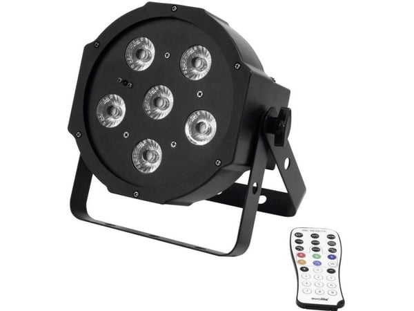 Eurolite SLS-603 LED PAR spot LEDien määrä: 6 x 3 W Musta (51915358)
