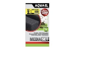 AQUAEL Filtersvamp ASAP 500 2-pak