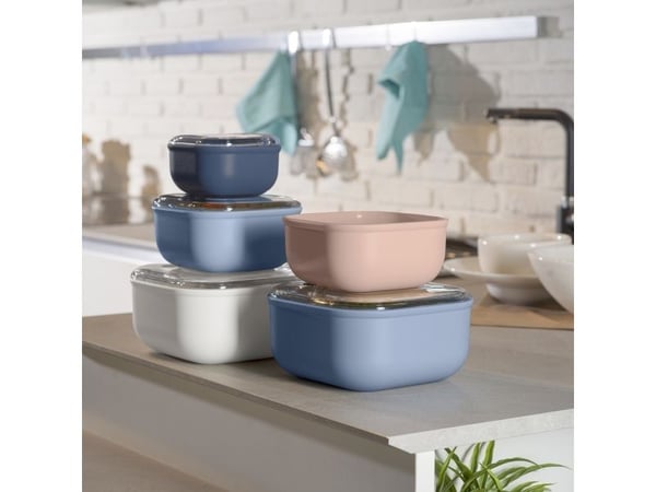 Rotho 1057006250WS, Beholder, firkant, 0,425 l, Blå, Plast, 120 mm