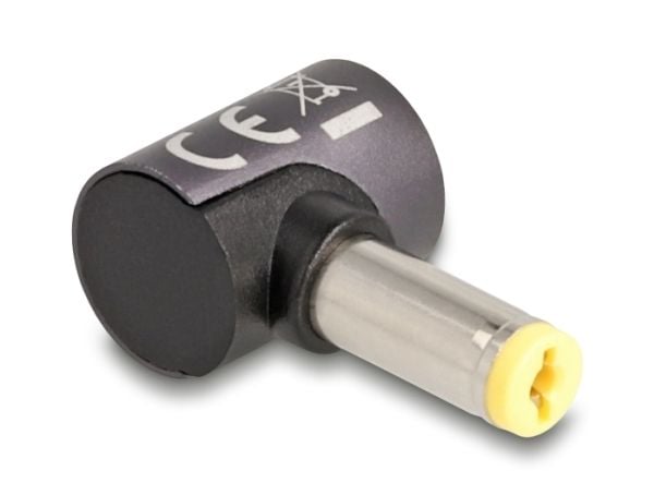 Delock - Strømkoblingsadapter - 5,5 x 1,7 mm DC-jakk (hann) til 8-stiftskontakt magnetisk - 20 V - 3 A - antrasitt