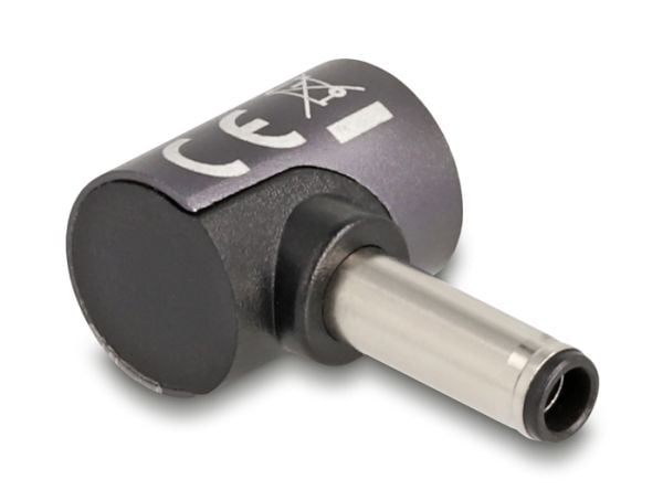 Delock - Strømkoblingsadapter - 4,5 mm x 3,0 mm DC-jakk (hann) til 8-stiftskontakt magnetisk - 20 V - 3 A - antrasitt