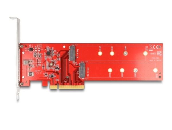 Delock - Grensesnittsadapter - M.2 - M.2 NVMe Card - lav profil - PCIe 4.0 x8