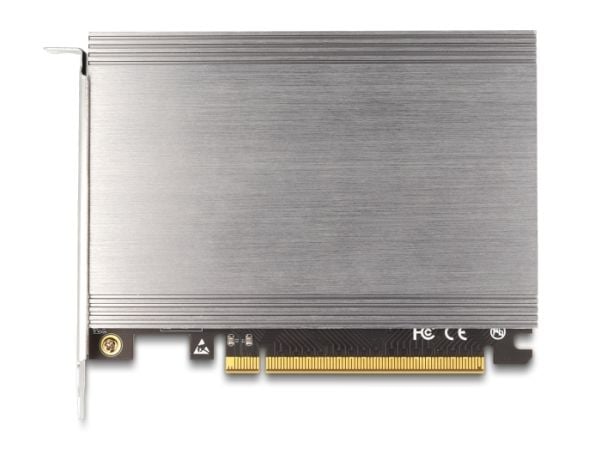 DeLOCK 90210, PCIe, M.2, PCIe 4.0, Sort, Metallic, Windows Server 2019, 95 mm