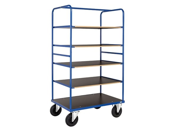 Hyllvagn med 5 hyllor 1200x800 mm