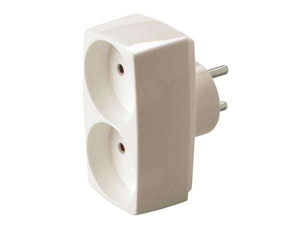 SCHNEIDER ELECTRIC haaroituslenkki w/2 pistorasiaa kpl - Pussissa DIY - (10 kpl)