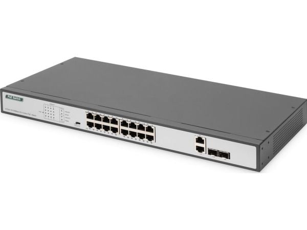 Digitus DN-95342-1, Hallitsematon, Fast Ethernet (10/100), Täysin kaksipuolinen, Telineasennus, 1U