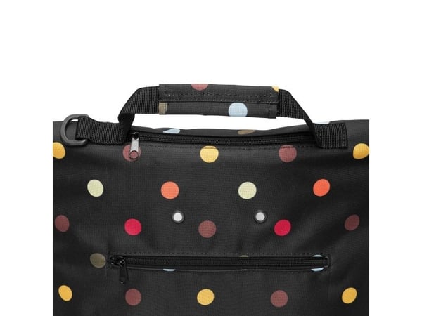 Reisenthel trolley M, Rullekoffert, Assorterte farger, Sort, Polyester, Mønster, Punktmønstret, 2 hjul