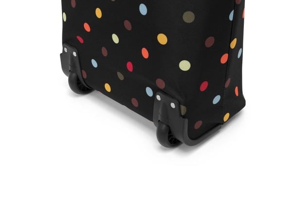 Reisenthel trolley M, Rullekoffert, Assorterte farger, Sort, Polyester, Mønster, Punktmønstret, 2 hjul