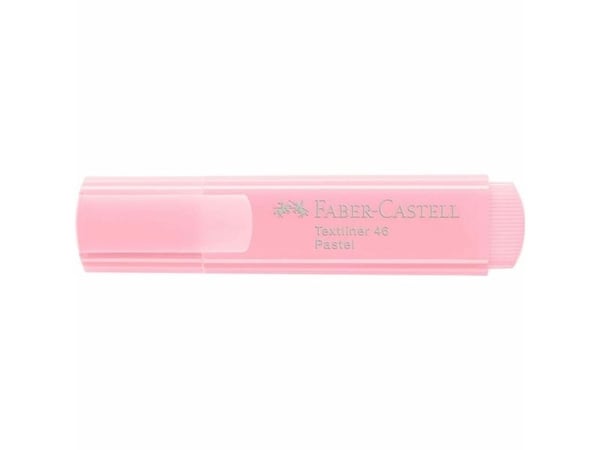 Faber-Castell Textliner 46 Pastell, 1 stk, rosa, 3 år, meiselspiss, 1 mm, 5 mm