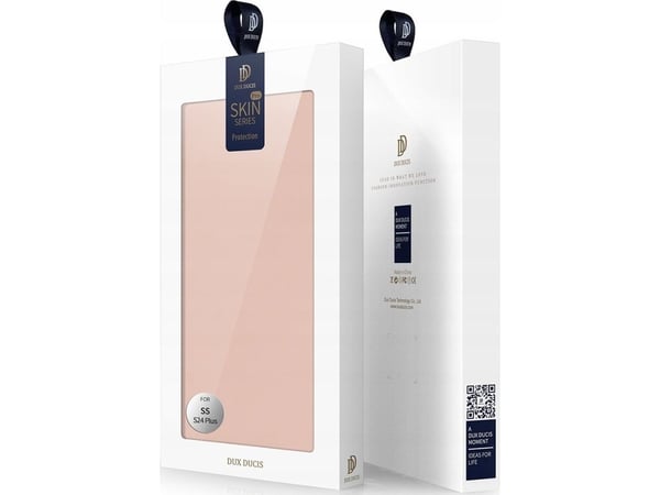 Dux Ducis Skin Pro-deksel til Samsung S24+ (plus) med flippdeksel – rosa