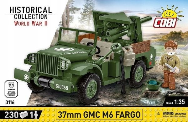 Cobi lohkot 37 mm GMC M6 Fargo