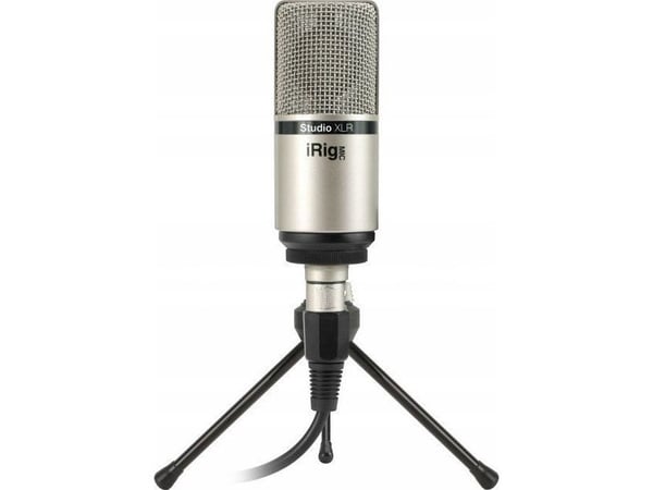 IK Multimedia iRig Mic Studio XLR Studio Microphone Överföringstyp:Bredband Inkl. kabel, Inkl. klämma, Inkl. stativ