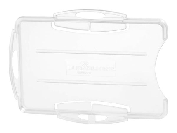 DURABLE - Navneskiltholder - for 54 x 85 mm - gjennomsiktig (en pakke 10)