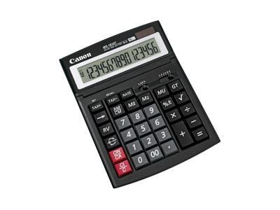 Canon WS-1610T - Skrivbordskalkylator - 16 siffror - solcellspanel, batteri - svart