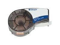 Brady B-595 - Vinyl - matt - svart på hvitt - Rull (9,53 mm x 6,4 m) 1 rull(er) merkelapper - for Brady BMP21, BMP21-LAB, BMP21-PLUS; ID PAL; LABPAL