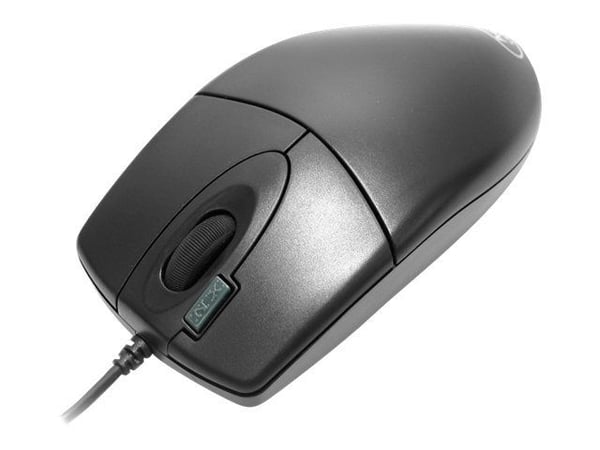 A4TECH EVO Opto Ecco 612D - Mus - optisk - 4 knappar - kabelansluten - USB - svart