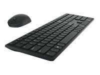 DELL KM5221W, Täysikokoinen (100 %), Langaton, Langaton RF, QWERTY, Musta, Sisältää hiiren