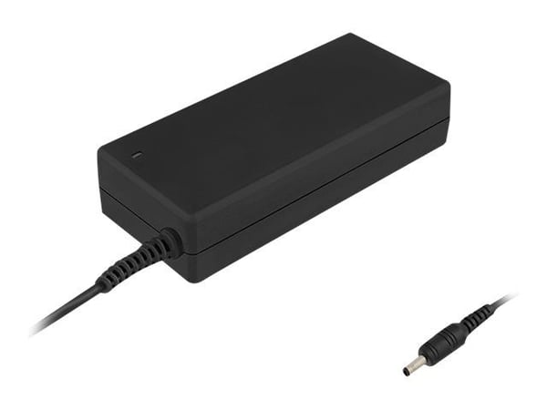 Qoltec - Strømadapter - AC 100-240 V - 90 watt - svart - for Samsung G15; N110; N120; N130; N210; N310; NC10; NC20; P510; Q210; R510; R610; R700; R...