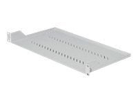 Triton Shelf with perforation 1U 150mm, Kerman väri, Harmaa