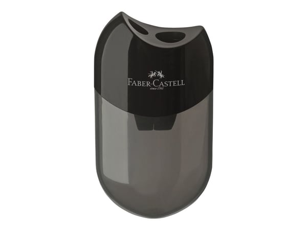 Faber-Castell - Vässare - 2 hål - svart