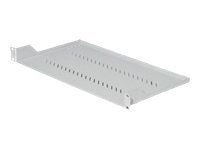 Triton - Rack-hylle - RAL 9005 - 1U - 19"