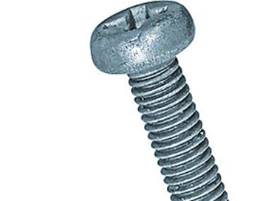PH maskinskrue M5x12mm - 4.8 FZB, cylinderhoved m/krydskærv Phillips form H 200 stk