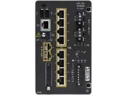 Cisco Catalyst IE-3300-8T2S-A, Hallittu, L2, Gigabit Ethernet (10/100/1000), Telineasennus