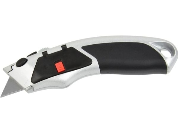 Tapetkniv metallforsterket + 5 blader type nr. 5 (12/144) Tapetkniv metallforsterket + 5 blader type nr. 5 (12/144)