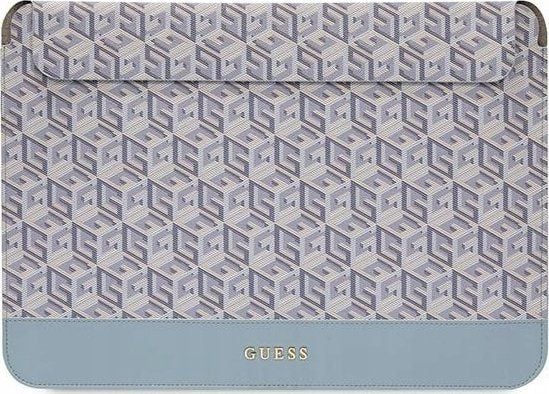 Guess GCube Stripes-deksel til 16"-laptop - blå