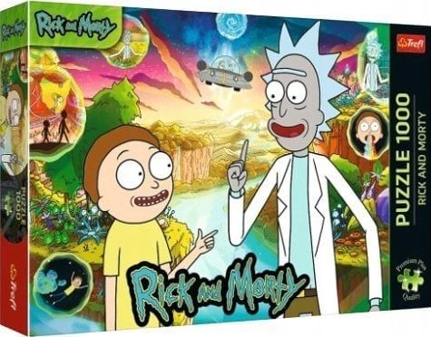 Trefl Puzzle 1000 elementtiä Premium Plus Rick ja Morty