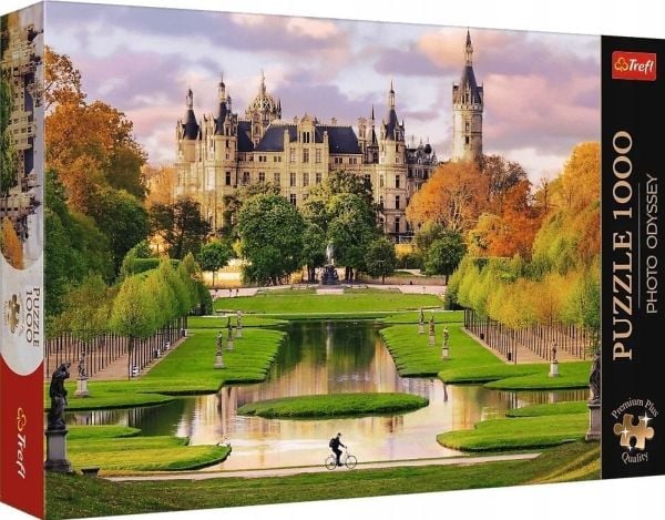 Trefl Puzzle 1000 elementtiä Premium Schwerinin linna Saksa