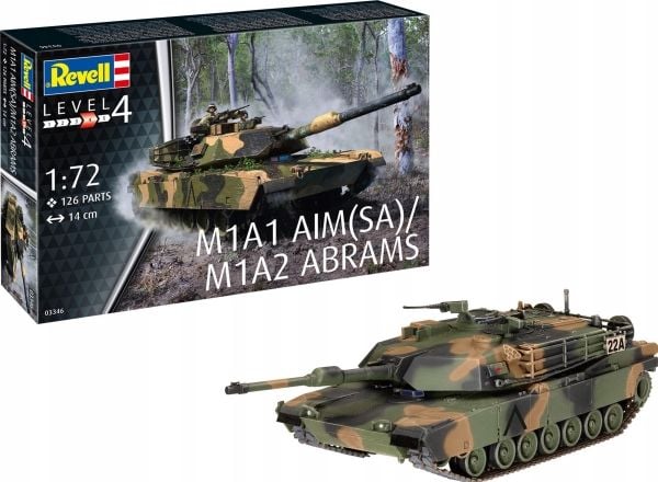 Revell - M1A1 AIM (SA) / M1A2 Abrams, 1/72, 03346