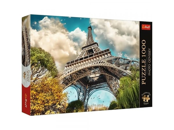 Trefl Puzzle 1000 elementtiä Premium Plus Eiffel-torni Pariisi Ranska