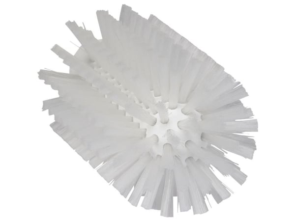 Rörborsthuvud Vikan 15,5cm Ø7,7cm vit, polyester/PP/rostfritt stål