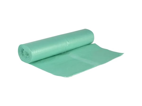 Madaffaldspose, ABENA, 50 l, grøn, LDPE/genanvendt - (12 stk.)
