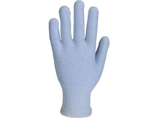 Skærehæmmende handske, SafeCut, 8, blå, HPPE - (12 stk.)
