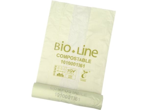 Biopose, ABENA Bio-Line, 15 l, transparent grøn - (40 stk.)