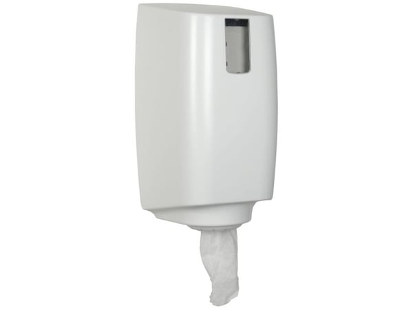 Dispenser Håndklæderulle Pristine Plast Hvid til Centerfeed rulle mini,stk