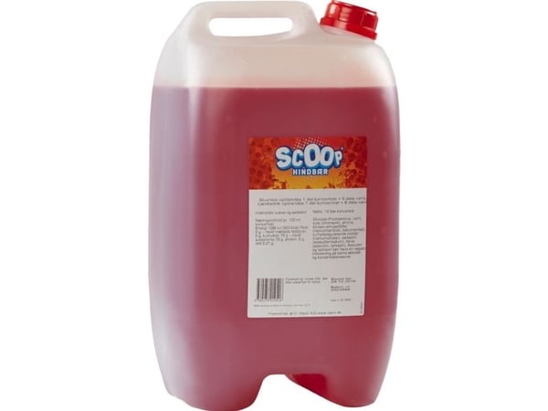 Läskedryck/Slush Ice, Scoop, 10 l, hallon