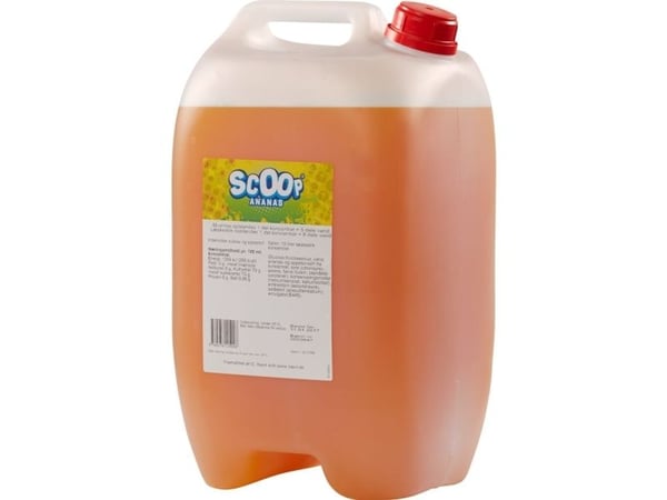 Läsk/Slush Ice, Scoop, 10 l, ananas