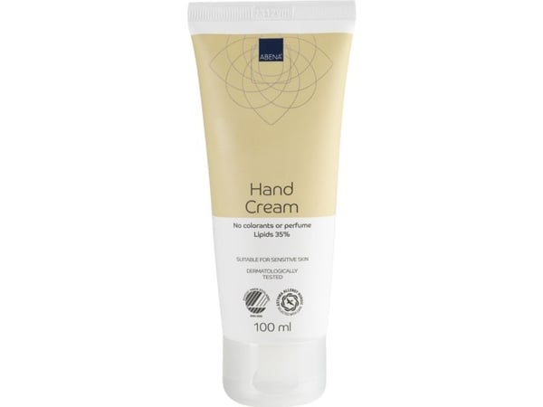 Käsivoide, ABENA, 100 ml, väri- ja hajusteeton, 35% - (6 kpl)