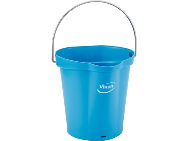 Matbøtte, Vikan, 6 l, blå, PP/rustfritt stål, med helletut