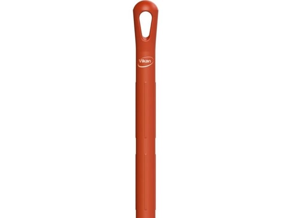 Skaft Ultra hygiejnisk Ø34x1500 mm med Gevind PP Rød,1 Stk