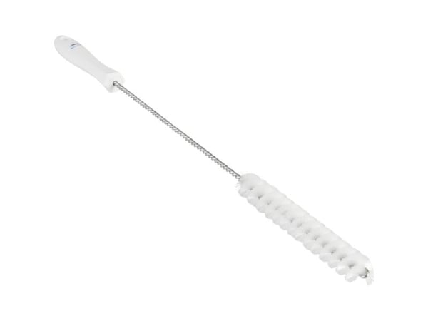 Rørrenser, Vikan, 50cm, Ø2cm, hvid, polyester/PP/rustfrit stål