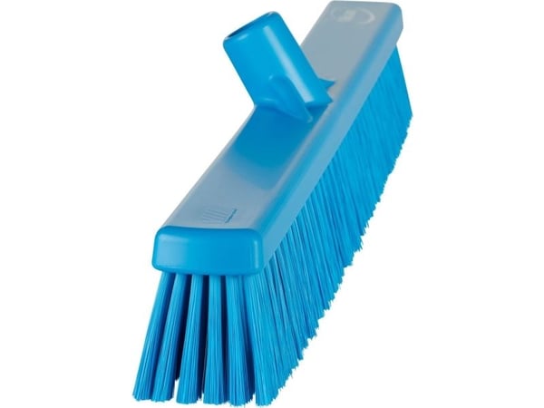 Fejekost, Vikan, blå, polyester/PP/rustfrit stål, 61 cm, blød