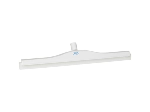 Gulvskrape, Vikan, 60x10x7cm, hvit, TPE-gummi/PP, 60 cm, med svingledd og reservekassett